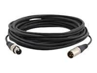 Kramer C-XLQM/XLQF-serien Quad Style-kabel - Forlengelseskabel for mikrofon - XLR3 (hunn) til XLR3 (hann) - 90 cm - skjermet