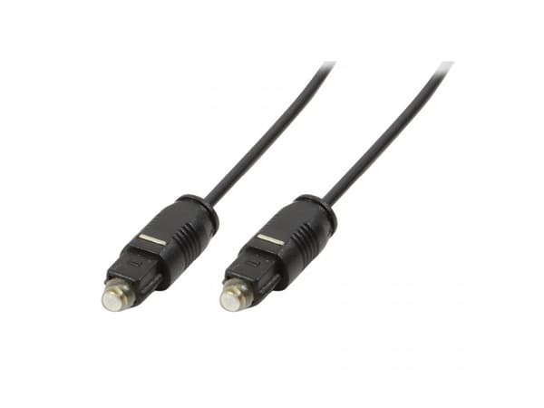 LogiLink Toslink - Toslink, 5m, TOSLINK, Hanstik, TOSLINK, Hanstik, 5 m, Sort