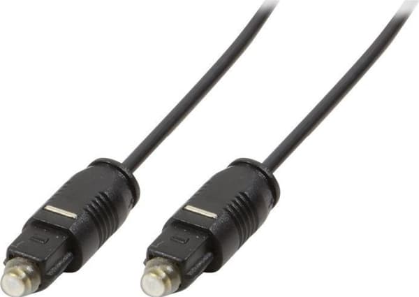 LogiLink Toslink - Toslink, 5m, TOSLINK, Hanstik, TOSLINK, Hanstik, 5 m, Sort