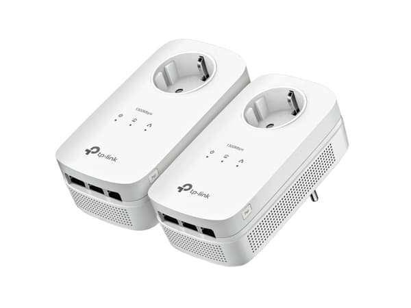 TP-Link TL-PA8030P KIT - Starter Kit - strømlinjeadapter 1GbE, HomePlug AV (HPAV), HomePlug AV (HPAV) 2.0 - veggpluggbar