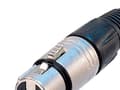 Miniatyrbilde 1 av 5: Neutrik NTR-NC3FX, XLR, Sort, Sølv, Nickel, Polyamid, Polyoksymetylen (POM), Polyurethan, Zink-stål, Nickel, UL, UL 94 HB, IEC 61076-2-103, IP 40, IE