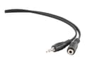 Miniatyrbilde 1 av 5: Gembird CCA-423 - Lydforlengelseskabel - mini-phone stereo 3.5 mm hunn til mini-phone stereo 3.5 mm hann - 1.5 m