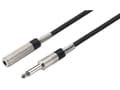 Pikkukuva 1 / 4: Monacor MEC-600/SW, 6.35mm, Hunstik, 6.35mm, Hanstik, 6 m, Sort