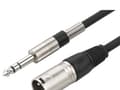 Pikkukuva 2 / 5: IMG Stage Line 2m, XLR - 6.3mm, XLR (3-nastainen), Hanstik, 6.35mm, Hanstik, 2 m, Sort