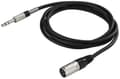 Miniatyrbilde 4 av 5: IMG Stage Line 1m, XLR - 6.3mm, XLR (3-pin), Hankjønn, 6.35mm, Hankjønn, 1 m, Sort