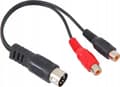 Miniatyrbilde 2 av 2: ACA-15/3 Stereo audio/video cable adapter