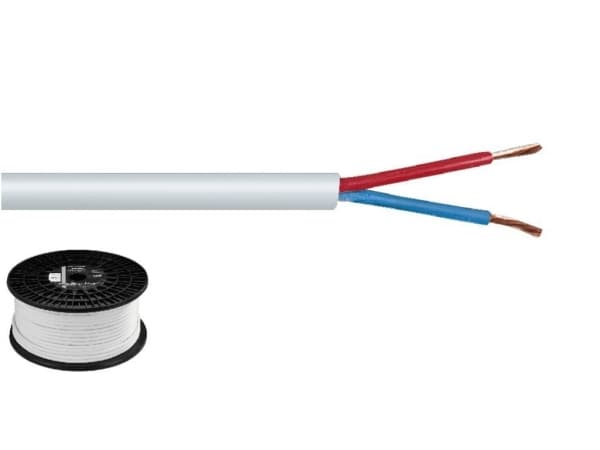 Monacor SPC-515/WS, Kupari, 100 m, Valkoinen