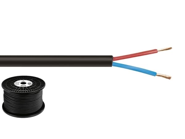 SPC-525H/SW Speaker cable, 2 x 2.5 mm<sup>2</sup>, 100 m, “TOP QUALITY”, halogen-free