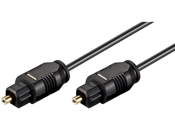 Goobay 51218, TOSLINK, Hankjønn, TOSLINK, Hankjønn, 3 m, Sort