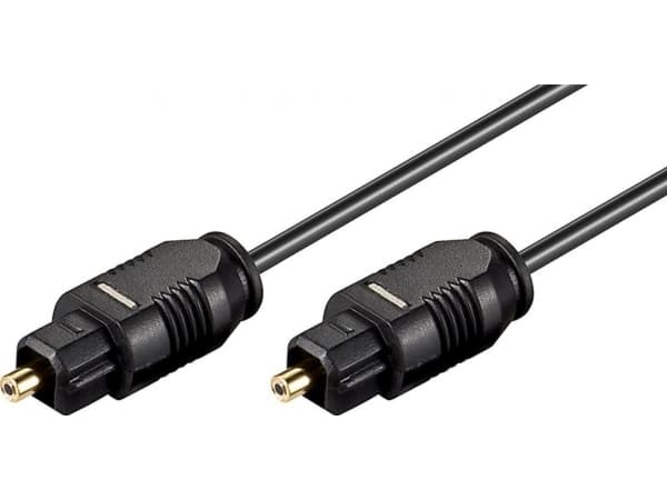Goobay 51218, TOSLINK, Hankjønn, TOSLINK, Hankjønn, 3 m, Sort