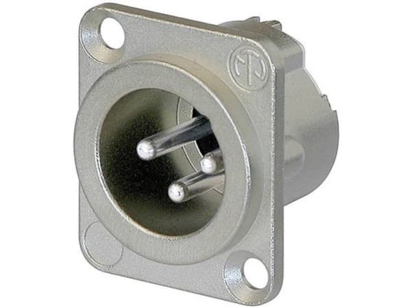 Neutrik NC3MD-LX, XLR, Aluminium, Sølv/nikkel, IP40, 2,5 mm², 1500 V