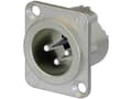 Miniatyrbilde 4 av 4: Neutrik NC3MD-LX, XLR, Aluminium, Sølv/nikkel, IP40, 2,5 mm², 1500 V