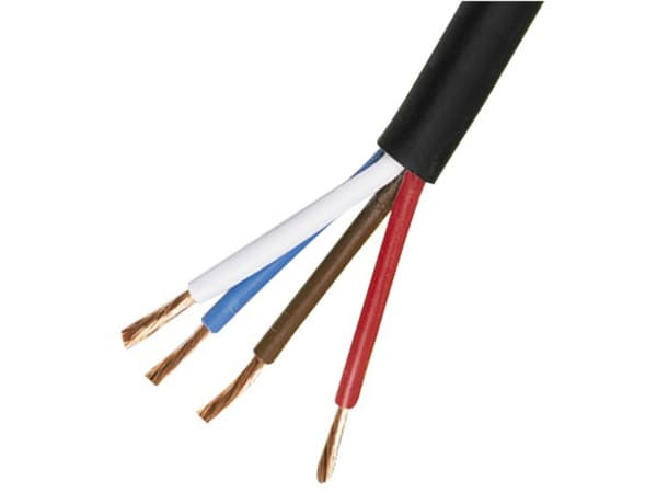 Monacor SPC-540/SW, Kopper, 50 m, Sort
