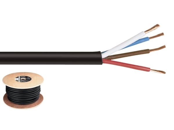 Monacor SPC-540/SW, Kopper, 50 m, Sort