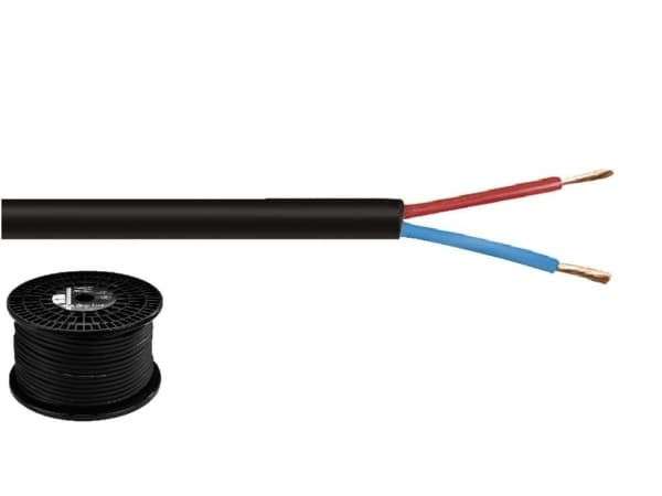 Monacor SPC-525/SW, 100 m, Sort
