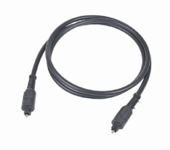 Gembird - Digial audiokabel (optisk) - TOSLINK hane till TOSLINK hane - 7.5 m - fiberoptisk - svart