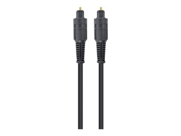 Gembird - Digial audiokabel (optisk) - TOSLINK hane till TOSLINK hane - 7.5 m - fiberoptisk - svart
