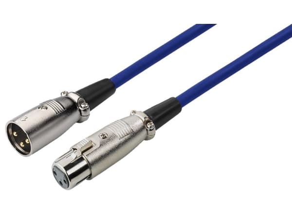 MEC-100/BL XLR cable, 1 m