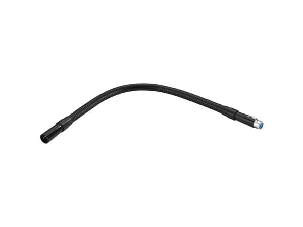 Monacor GN-40XLR/SW, XLR (3-pin), Hankjønn, XLR (3-pin), Hunkjønn, Sort, Metallisk
