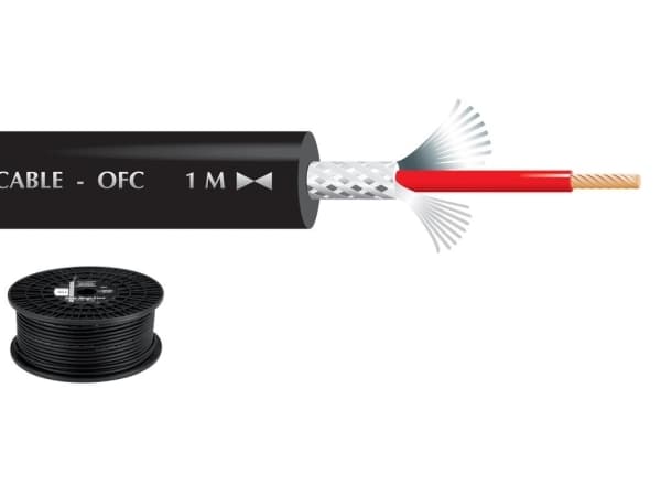 Monacor MLC-150/SW, 100 m, Sort