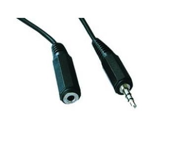 Cablexpert - Lydforlengelseskabel - mini-phone stereo 3.5 mm hann til mini-phone stereo 3.5 mm hunn - 3 m - svart - formstøpt