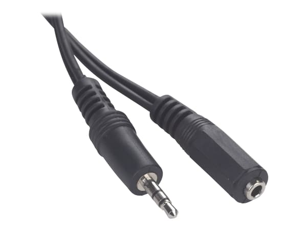 Cablexpert - Lydforlengelseskabel - mini-phone stereo 3.5 mm hann til mini-phone stereo 3.5 mm hunn - 3 m - svart - formstøpt