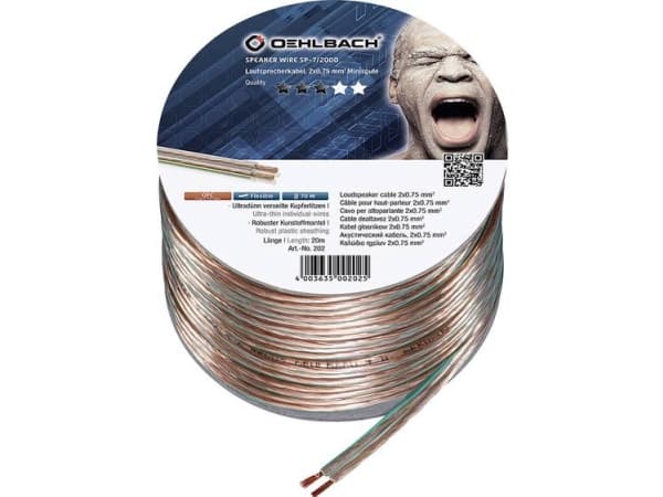 OEHLBACH SP-7, 20 m, Transparent