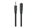 Miniatyrbilde 4 av 5: Cablexpert - Lydforlengelseskabel - mini-phone stereo 3.5 mm plugg til mini-phone stereo 3.5 mm beholder - 2 m - svart