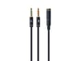 Pikkukuva 5 / 5: Gembird !Adapter audio stereo 3.5mm mini Jack/4PIN/, 3.5mm, Naaras, 2 x 3.5mm, Uros, 0,2 m, Musta