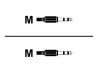 MicroConnect - Audiokapel - ministik han til ministik han - 50 cm