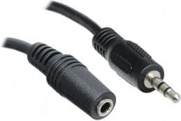 InLine 99933, 3.5mm, Hankjønn, 3.5mm, Hunkjønn, 3 m, Sort