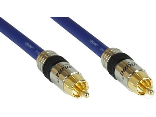 InLine 89405P, RCA, Hanstik, RCA, Hanstik, 5 m, Blå