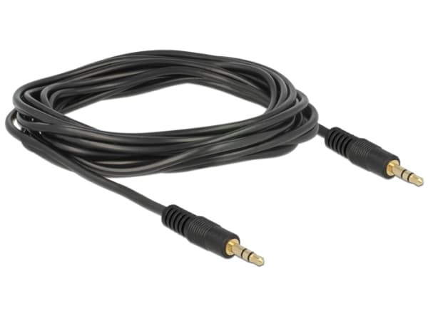 Delock - Äänikaapeli - stereo mini-jack uros stereo mini-jack uros - 3 m - musta