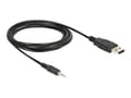 Miniatyrbilde 3 av 5: Delock Cable USB TTL male > 2.5 mm 3 pin stereo jack male 1.8 m (3.3 V) - Seriell adapter - USB - serie