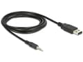 Miniatyrbilde 4 av 5: Delock Cable USB TTL male > 2.5 mm 3 pin stereo jack male 1.8 m (3.3 V) - Seriell adapter - USB - serie