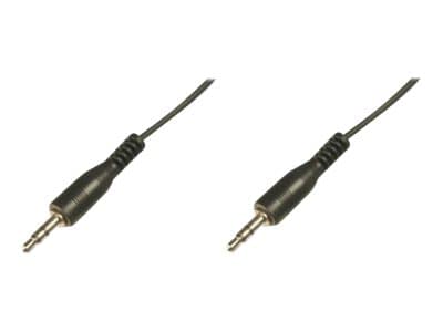ASSMANN - Lydkabel - mini-phone stereo 3.5 mm hann til mini-phone stereo 3.5 mm hann - 2.5 m - skjermet - svart - formstøpt