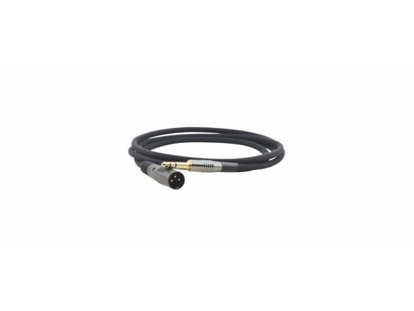 Kramer Electronics C-A63M/XLM, XLR (3-pin), Uros, 6.35mm, Uros, 7,6 m, Musta
