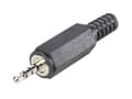 Pikkukuva 1 / 2: BKL Electronic 1107020 Jakkipistoke 2,5 mm Liitin, suora Navat: 4 Stereo Musta 1 kpl