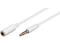 Microconnect 3.5mm - 3.5mm, 2.0m, 3.5mm, Uros, 3.5mm, Naaras, 2 m, Valkoinen