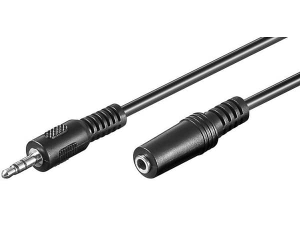 MicroConnect - Lydforlengelseskabel - mini-phone stereo 3.5 mm hunn til mini-phone stereo 3.5 mm hann - 1.5 m