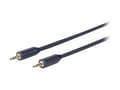 Miniatyrbilde 1 av 5: VivoLink - Lydkabel - mini-phone stereo 3.5 mm hann til mini-phone stereo 3.5 mm hann - 1.5 m - dobbeltisolert - svart