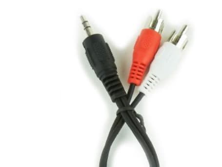 Gembird - Lydkabel - RCA hann til mini-phone stereo 3.5 mm hann - 20 cm