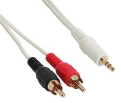 InLine 89930W, Hunkjønn, 3.5mm, Hunkjønn, 5 m, Hvit