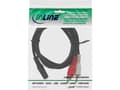 Miniatyrbilde 4 av 5: InLine 89940C, 2 x RCA, Hankjønn, 3.5mm, Hunkjønn, 2 m, Sort