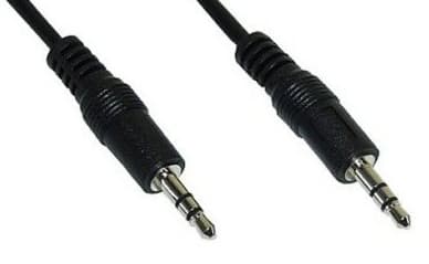 InLine 99936E, 2.5mm, Hankjønn, 2.5mm, Hankjønn, 3 m, Sort