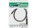 Pikkukuva 4 / 5: InLine 99973, 6.35mm, Hanstik, 6.35mm, Hunstik, 3 m, musta