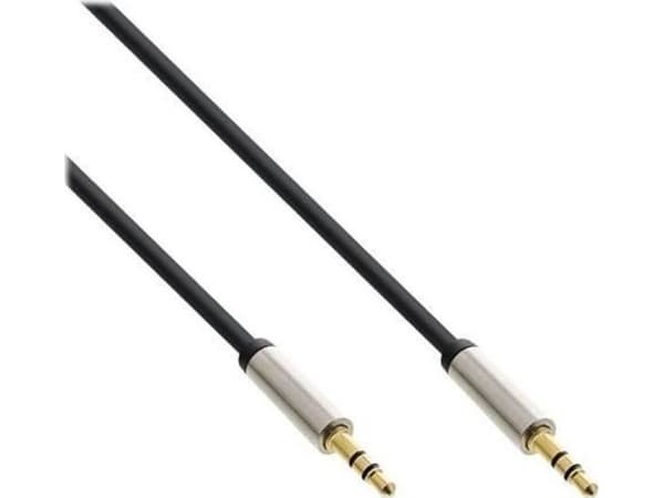InLine 99211I, 3.5mm, Uros, 3.5mm, Uros, 1 m, Musta