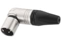Pikkukuva 3 / 5: Neutrik NTR-NC3MRX, XLR, Musta, Hopea, Nikkeli, Polyamidi, Polyoksimeteeni (POM), Polyuretaani, Sinkittyä terästä, 71,2 mm, 38,5 mm, -30 - 80 °C