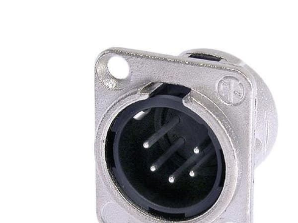 Neutrik NTR-NC5MDL1, XLR, Sort, Sølv, Messing, Nickel, Polyamid, Stål, Zink-stål, Nickel, UL, UL 94 HB, IEC 61076-2-103, IP 40, IEC 68-2-20, -30 - 80