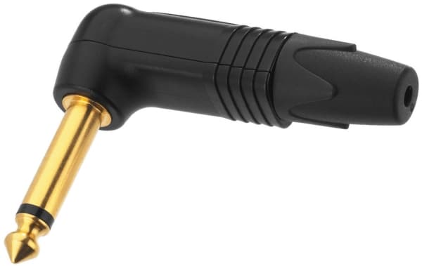 Neutrik NP2RX-B, 1/4" phone plug, Svart, Guld, 14,5 mm, -20 - 65 ° C